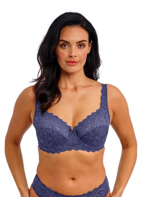 Wacoal Eglantine Dark Azure – Klassischer Bügel-BH aus Stretch-Spitze